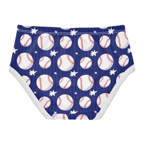 Girls' Underwear Sport Baseball Blue Toddle Brief Panties 23029432