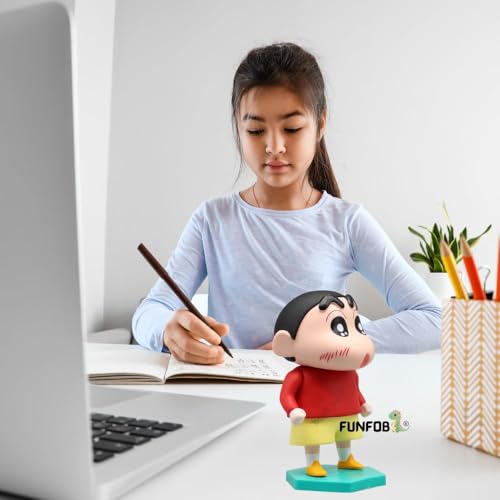 Image of FUNFOB Shinchan Action Figure | Shin chan Figurine Cartoon Figures Toys for Boys & Girls PVC Multicolour