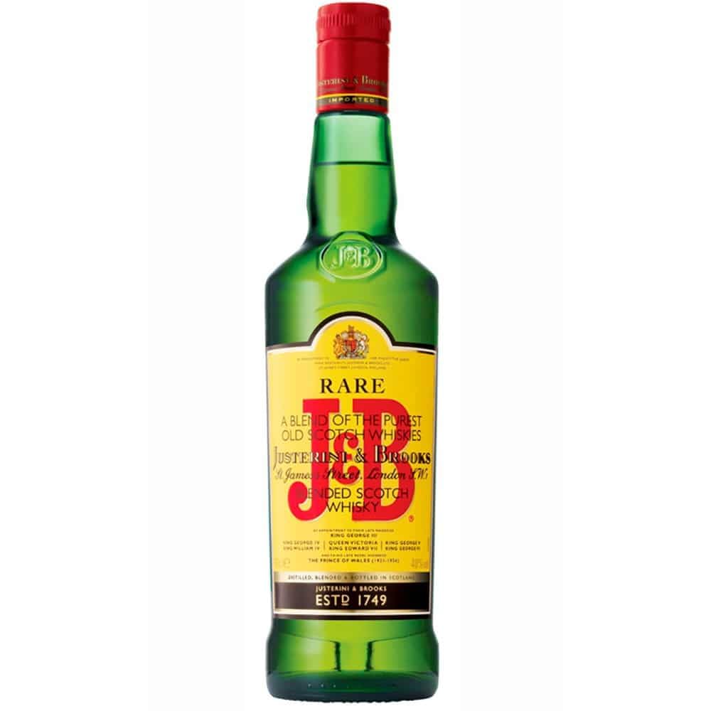 J&B Rare | Blended Scotch Whisky | Ausgezeichneter, aromatischer Klassiker | blended in Speyside | 40% vol | 700ml Einzelflasche |