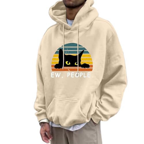 Sweatshirt à capuche noir pour homme taille plus premium
