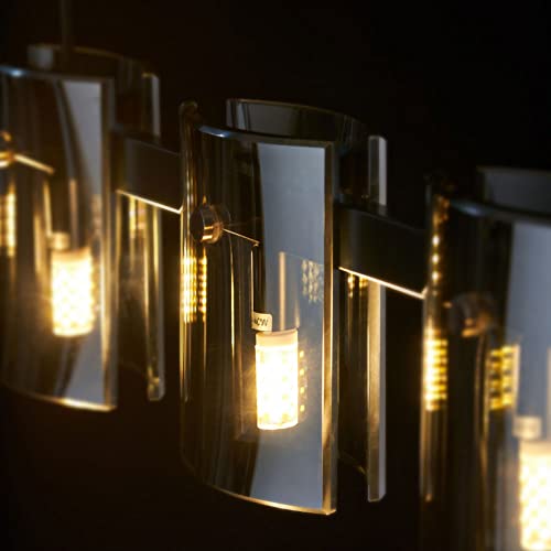 LBSWYH Modern Minimalist Pendant Light Hanging Lamp 5/7Light Restaurant Nakajima Strip Light Hanging Light Fixture Nordic Light Luxury Glass Kitchen Lighting steampunk buy now online