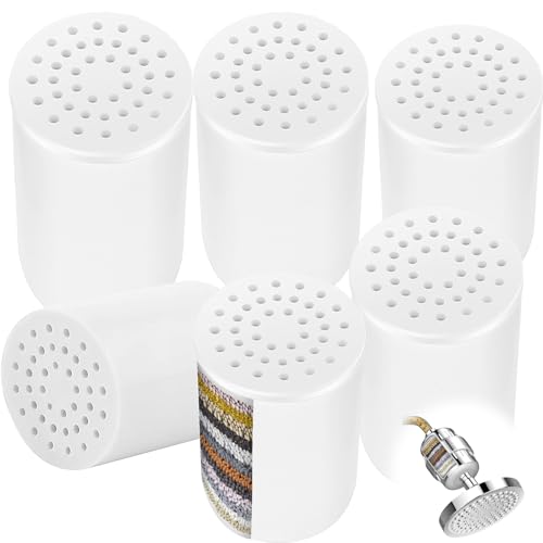 Listado de Cartuchos de filtrado para el agua que Puedes Comprar On-line. 44 Besoner Cartucho de Filtro de Ducha 15 Etapas - Set de 6 Cartuchos de Reemplazo del Purificador de Agua para Eliminar el Cloro,para Todo Cabezas de Duchas Regaderas