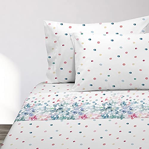 Manterol Juego DE SÁBANAS Tie Dye 212 C.15 Multicolor (Cama 135/140 cm.) Cover