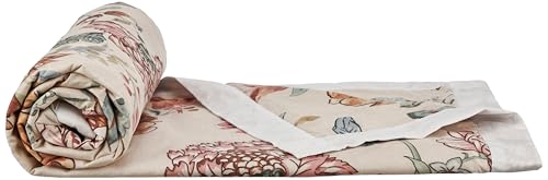 Amazon Brand - Solimo Double Microfiber Quilt|100% Microfiber Exterior|120 GSM|for Mild Winters and Ac Rooms (Lavender Meadow)