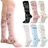 scenicamp 6 Pairs Compression Socks for Women Men...
