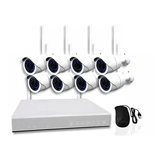 amgocam/8 canales WiFi DVR 634/Video Vigilancia/2TB Memoria/vigilancia/8 x 940 nm HD pared de cámara