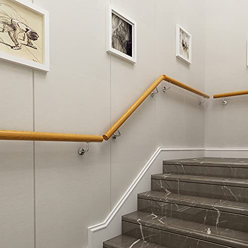 Rampe d'escalier en bois kit complet antidérapant de sécurité - 7