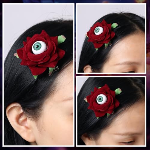 Suncalla 8 Pzs Clips de Pelo Halloween Broches Decorativos miniatura 5