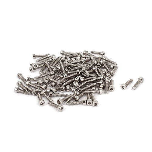 100 Tornillos Autorroscantes M2.6x12mm Cabeza Hexagonal miniatura 1
