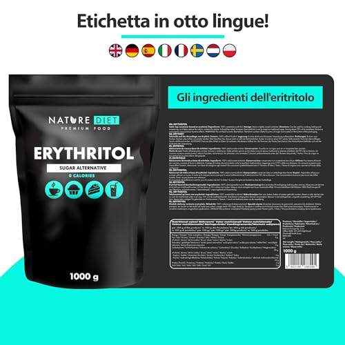 Nature Diet - Eritritolo 1000g | Dolcificante