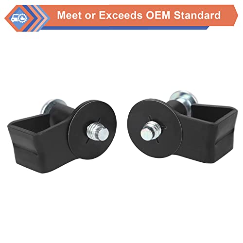 ZONFANT 2 Pcs Door Striker Bolts Set, Door Latch Lock Striker Bolts Including Bushing Compatible With Ford Lincoln Mercury Vehicle Select 1980-1998, Replace#E9AZ5422008A 38448