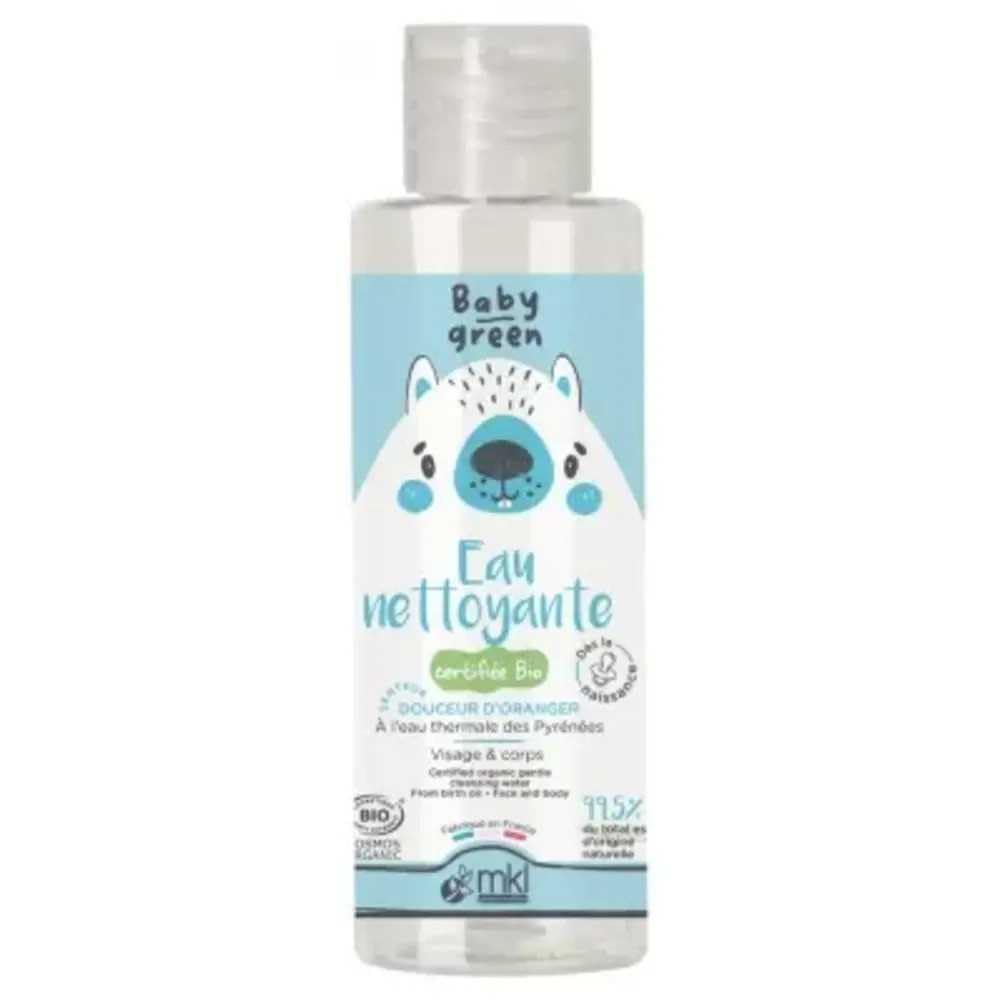 Mkl Green Nature producto de cuidado Baby Green Bio Cleanseng Water 100 ml verde
