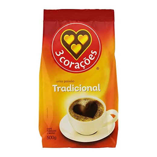 Café, Torrado e Moído, Tradicional, Pacote, 500g, 3 Corações