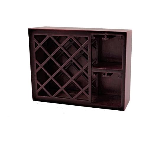 Melody Jane 1:12 Mahogany Wine Rack Cover