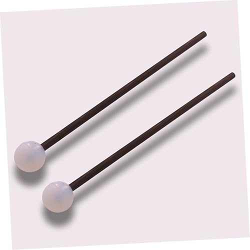Miniatura 5 de SUPVOX 2 pares de mazos de percusión para tambor de lengua de acero, baquetas suaves para principiantes y niños y niñas, instrumentos musicales,