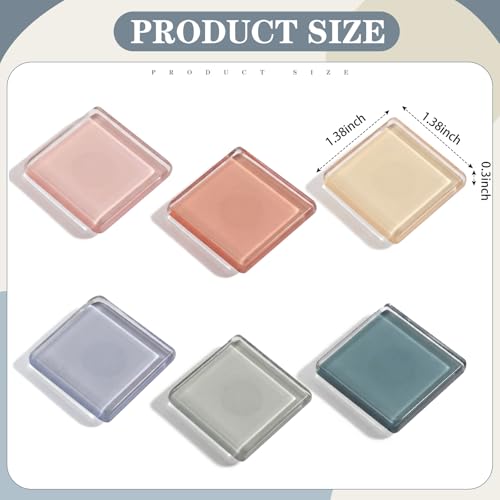 Imanes decorativos de vidrio para refrigerador 24 pzas miniatura 2
