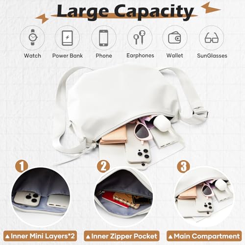 Image of SEAFEW Mini Crossbody Bag Shoulder Bag for Men, Small Messenger Satchel Bag for Women