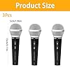 3 Pcs Toy Microphone, Microphone Prop, Fake Microphone, Simulation Performance For Birthday Party Supplies Favors Performance Singing Role Playing Dancing Stage Props #1