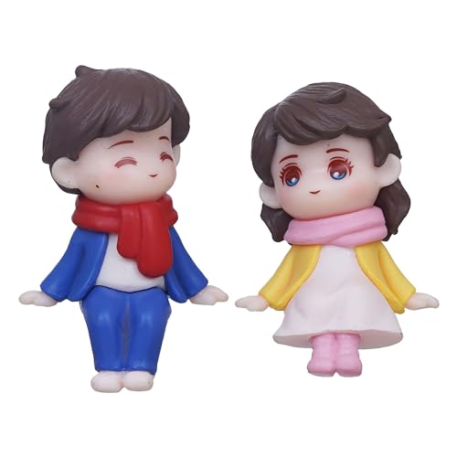 eCraftIndia Valentine Gift for Girlfriend Boyfriend| Resin Cute Boy Girl Sitting Couple Statue Decorative Showpiece | Valentine Day Gift for Husband Wife Her Him | Valentine Day Decoration Items 3 41EWlQC5XUL
