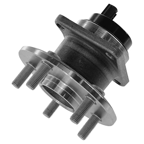 Image of TRQ Rear Wheel Bearing and Hub Assembly Set 2 Piece Compatible with 2009-2018 Toyota Corolla 2009-2013 Matrix Base Model 2009-2010 Pontiac Vibe 1.8L