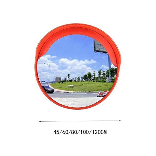 Miroir de sécurité convexe extérieur 80CM plastique grand angle portable - 3