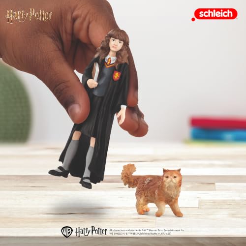 Schleich Harry Potter | Hermione Granger & Pattenrond 42635 | 3 x 4 x 10 cm