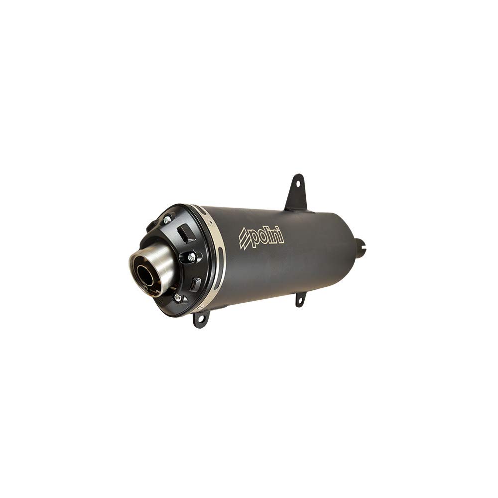 Polini Unisex Black Muffler - Aluminium Peugeot