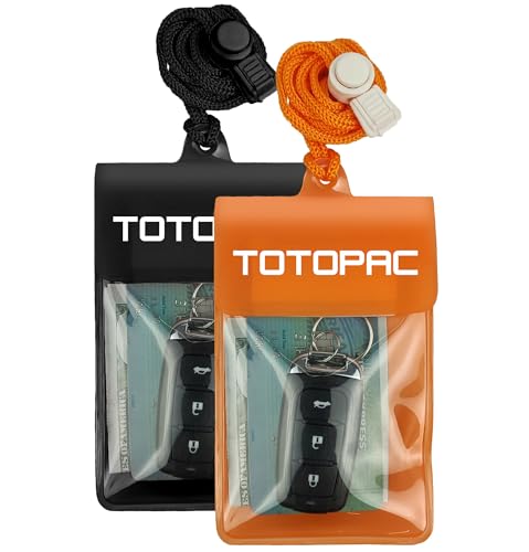 Bolsa seca sumergible para llaves de coche impermeable, funda para llaves con espacio para tarjetas de crédito, efectivo y llaves, resistente al agua y flotante miniatura 1