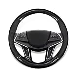 TEZXSAEW Cubre Volante para Auto de Universal de 38 cm, Funda para Volante de Auto de Fibra de Carbono, Cubre Volante...