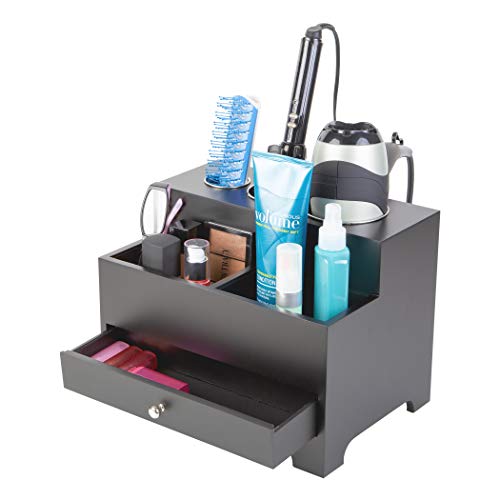 Richards Homewares Personal Hair Styling Storage Chest, Black (986650)