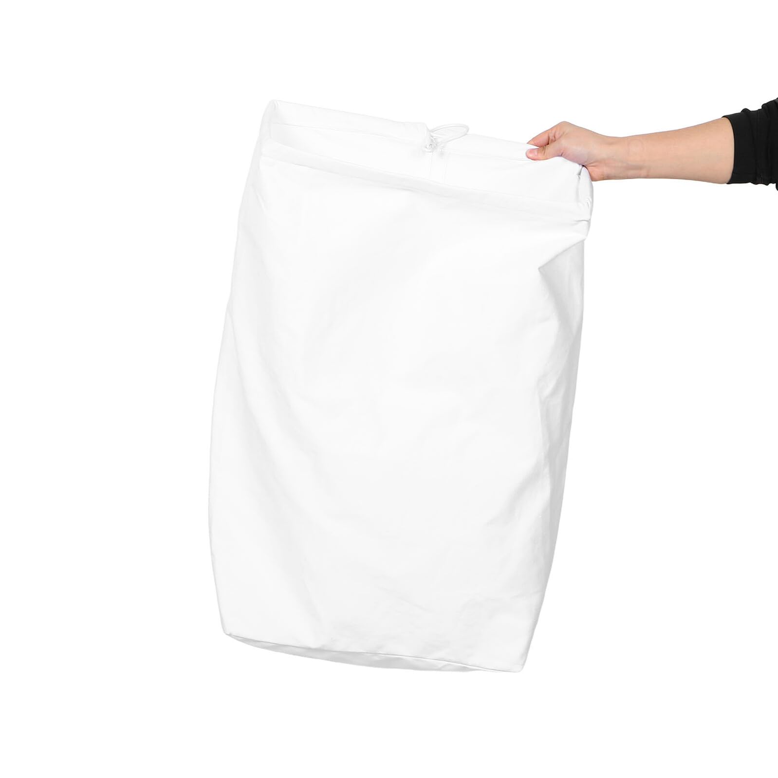 SUPVOX Cesto Portabiancheria in Tela da Appendere con Manico Girevole, Sacco per Biancheria Sporca Rimovibile e Lavabile, Salvaspazio per Porta Camera e Bagno, Robusto e Versatile