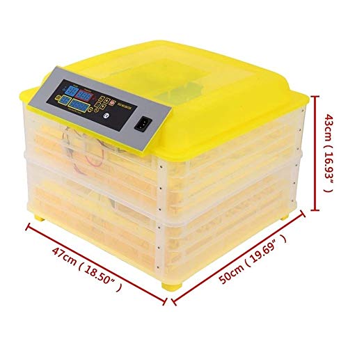 LYSGST 112 Eier Inkubator Brütmaschine Temperaturregelung Automatisches Wenden von Eiern für Hühner, Enten, Gänse… – Bild 4