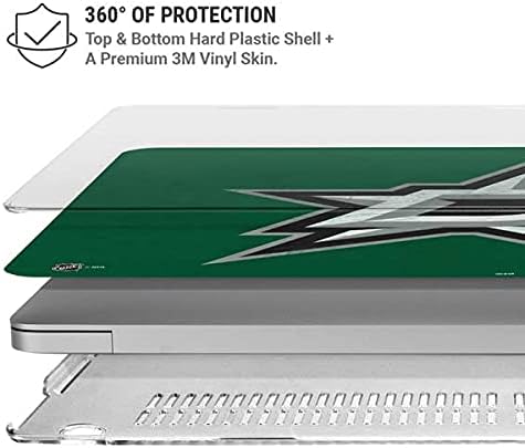 Skinit Case + Skin Compatible with MacBook Pro 16in (2019-20) - Officially Licensed NHL Dallas Stars Distressed Design