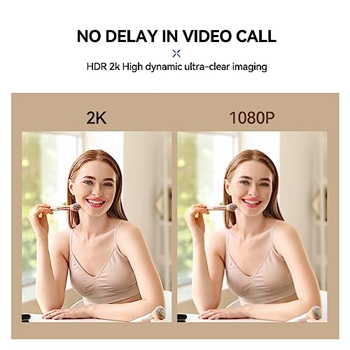 Webcam Type-C avec autofocus rapide et double micro pour diffusion en direct - 2