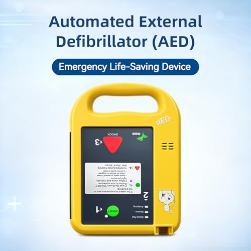 image for SMFM AED Automatic External Defibrillator, Portable Machine Emergency 