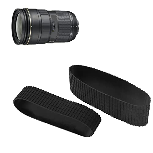 Lens Rubber Ring Zoom Rubber and Focus Rubber Grip, for AF S 24‑70mm F/2.8G ED, Camera Lens Rubber Ring Set - Image 3