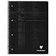 Clairefontaine 82510C - Collegeblock mit Ringbuchlochung, DIN A4+ 22,5x29,7cm, mikroperforiert, 80 Blatt blanko, Lineatur 20, 90g, farbig sortiert, 1 Stück