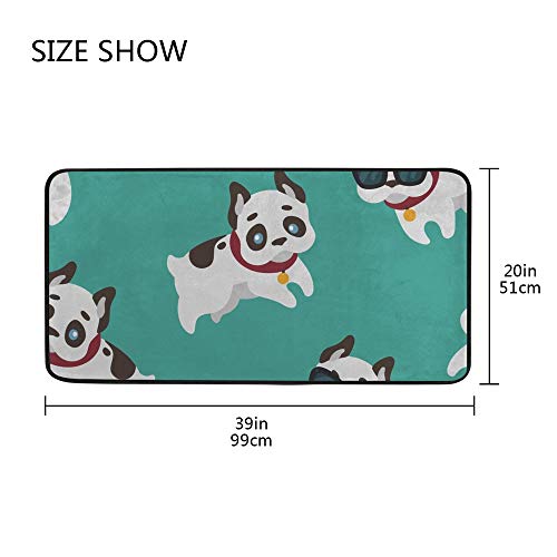 Tapis de cuisine bouledogue français lavable pour une maison propre - 5