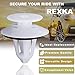 Rexka 30pcs Door Trim Panel Clip with Sealer Compatible with Mercedes 006-988-43-78 C Class, CLK Class, E Class, SL Class & SLK Class R129 W202 W203 W211 0069884378