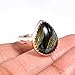 Natural Blue Tiger Eye Ring Blue Stone 925 Sterling Silver Handmade Boho Rings Jewelry Gift for Her (8)