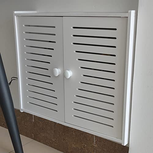 Étagère murale pour routeur WiFi – Organisateur de câbles réglable pour le rangement de décodeurs, idéal pour la maison et le bureau
