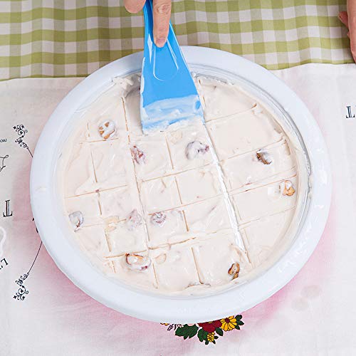 Magik Non-electronic Instant Ice Cream Maker Plate Fried Icecream Ice Roll Pan Machine Frozen Yogurt (Pink) - Thumbnail 4