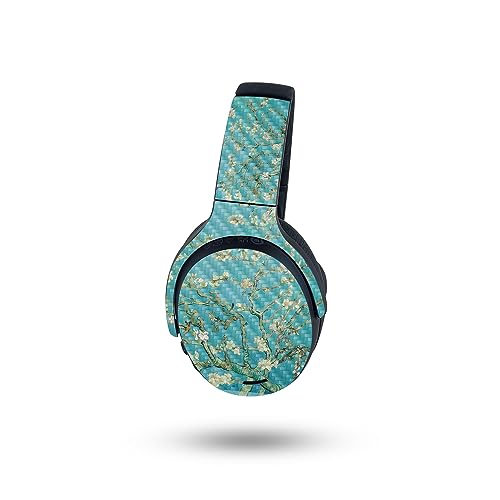 Image of MightySkins Carbon Fiber Skin Compatible with Skullcandy Crusher ANC 2 - Almond Blossom | Protective, Durable Textured Carbon Fiber Finish | Easy to Apply