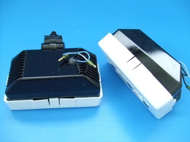 Amazon.co.jp: 当時物 FET M5 角型 18cm スポットランプ H3