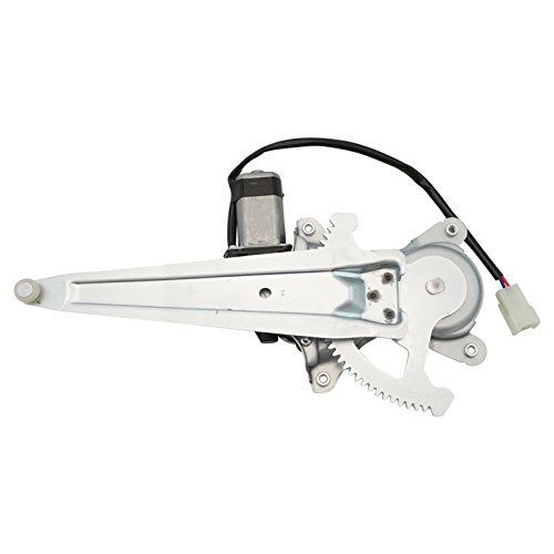 Image of TRQ Rear Passenger Side Power Window Motor and Regulator Assembly Power Compatible with 2001-2005 Toyota RAV4