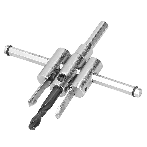 Kit cortador de agujeros circulares ajustable miniatura 3