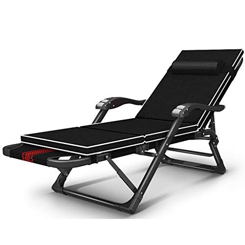 Moolo Sun loungers Patio Reclining Chairs,Zero Gravity Chair Summer Patio Chairs Reclining Fold Single Bed Adult Household Office Nap Artifact Sun Lounger Chair (Color : C)