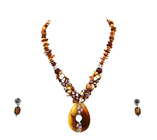Perle de Basra authentique et cristaux mixtes un bijou durable