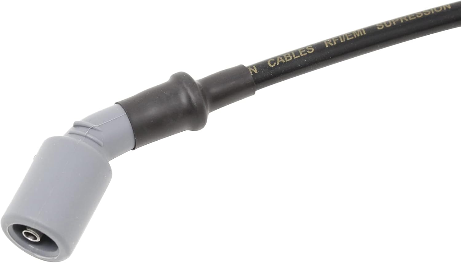 AIP Electronics Dragon FIRE Performance Pro Series Direct Fit 8.5mm 12.5" 40 Ohm Spark Plug Wire Set Compatible with 1995-2005 GM Trucks 4.8L 5.3L 6.0L V8 Replaces MSD 32829 OEM Fit SPW3015-BK