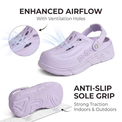 Image of YOHO Women Footwear Scoops Clogs | Lightweight, Soft on Skin, Comfortable & Waterproof Rainy Sandals | Everyday Use Footwear for ladies & Girls